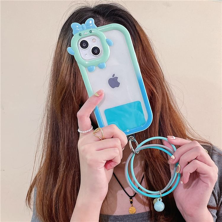 Pad with Layered Phone Hoop Lanyard Strap