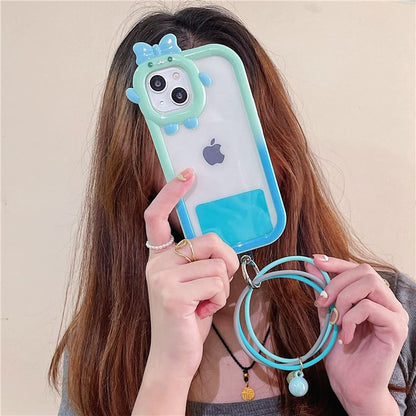 Pad with Layered Phone Hoop Lanyard Strap