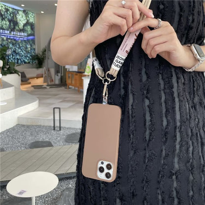 Lettering Lanyard with Pad Phone