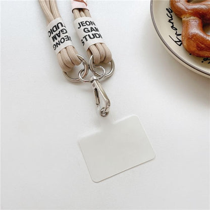 Lettering Lanyard with Pad Phone
