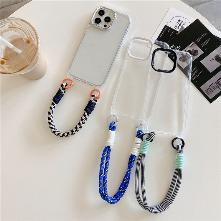 Phone Case Transparent Strap