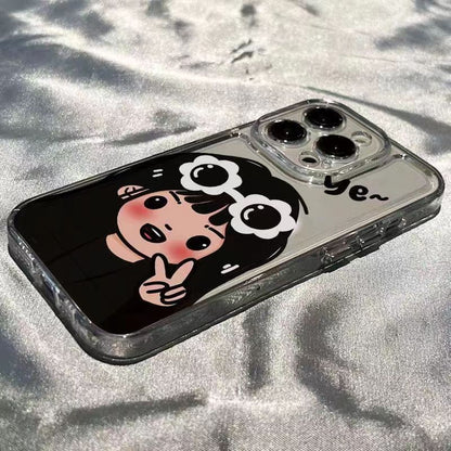 Phone Couple Case Matching Cartoon