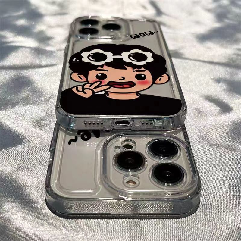 Phone Couple Case Matching Cartoon