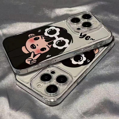 Phone Couple Case Matching Cartoon