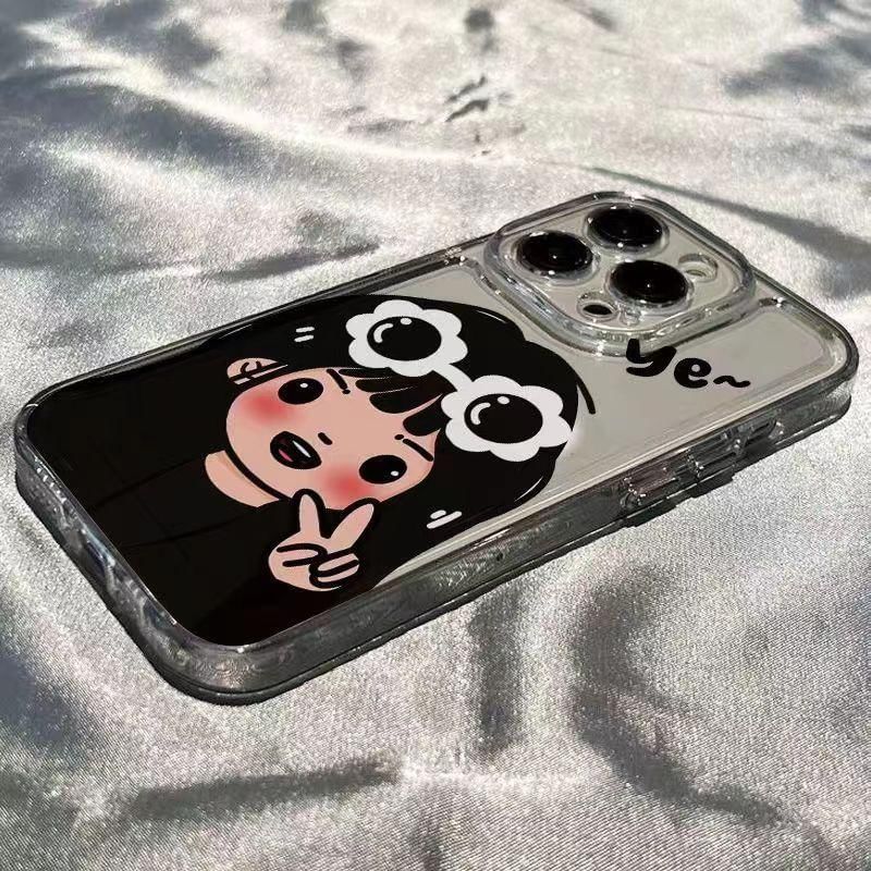 Phone Couple Case Matching Cartoon