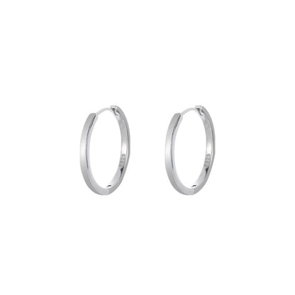 Silver Hoop Sterling Earring