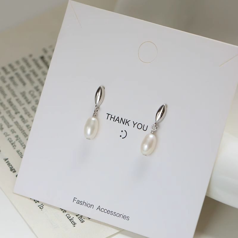 Earring Drop Faux Pearl
