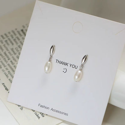 Earring Drop Faux Pearl