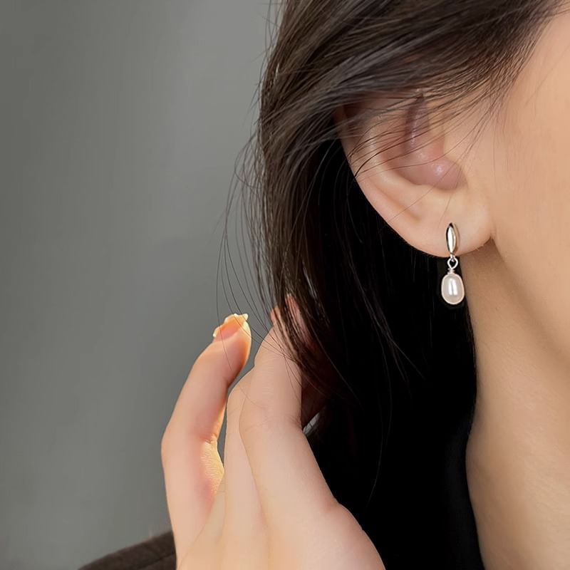 Earring Drop Faux Pearl