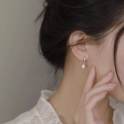 Earring Drop Faux Pearl