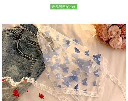 Lace Triangle (Various Scarf Trim Designs) Head