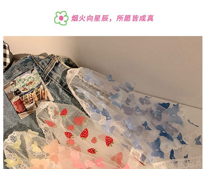 Lace Triangle (Various Scarf Trim Designs) Head