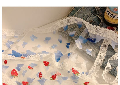 Lace Triangle (Various Scarf Trim Designs) Head