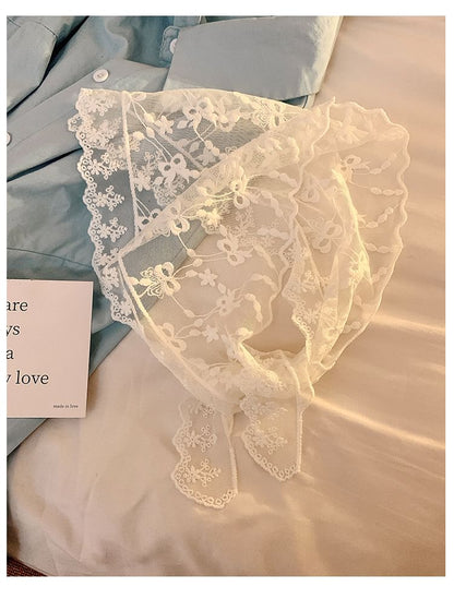 Scarf Triangle Head (Various Lace Designs)