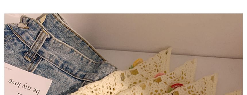 (Various Scarf Embroidered Triangle Designs) Head