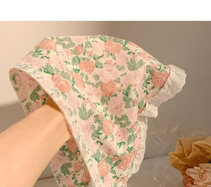 Head Print Triangle Designs) Scarf (Various Floral