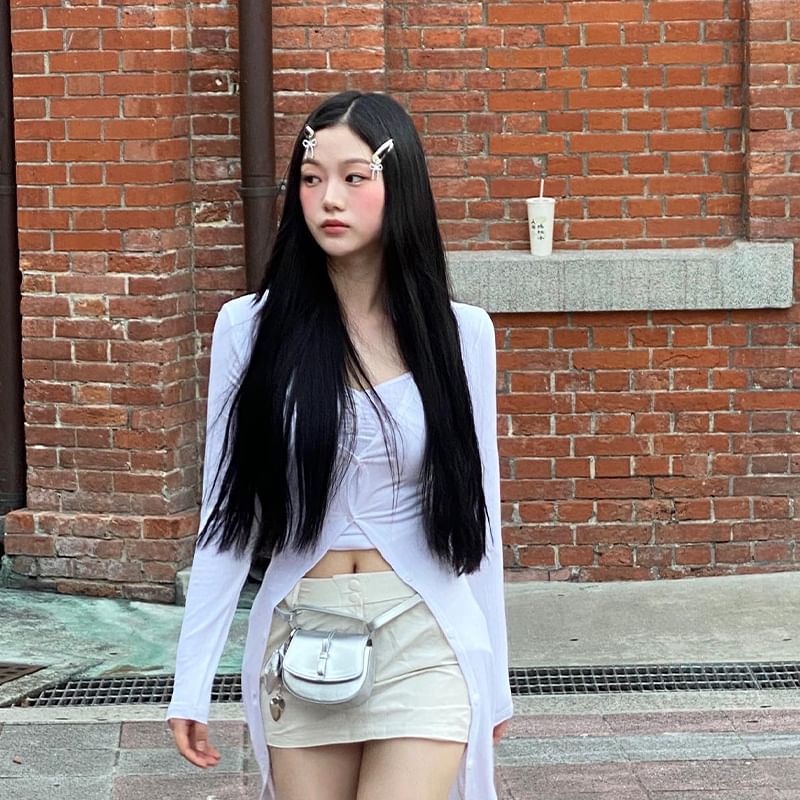 Bow Rhinestone Set Clip Alloy / Hair