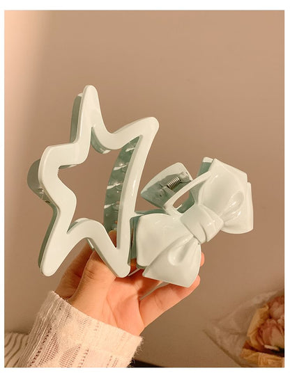 / Bow Hair Star Claw