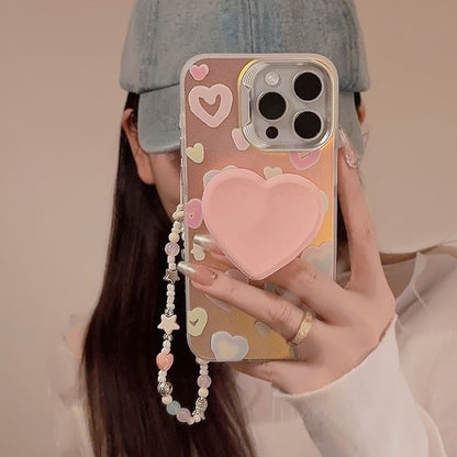 Heart Holographic Case Phone