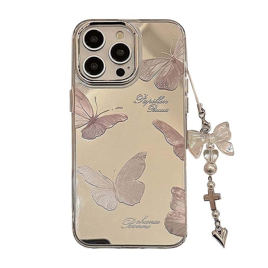 Butterfly Phone Case Mirrored