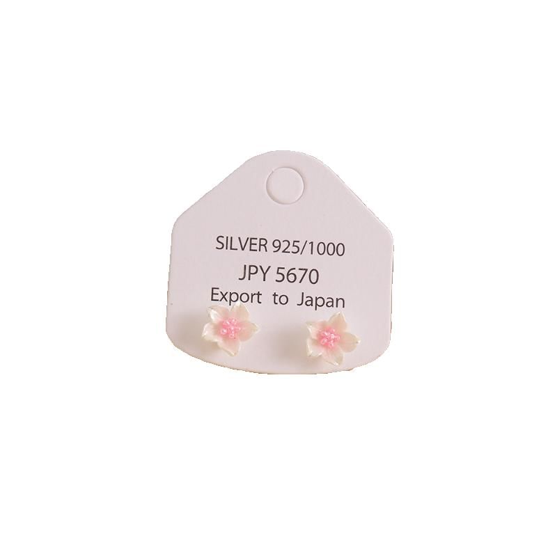 Earring Floral Stud Alloy
