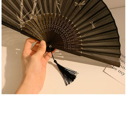 Hand Print Bamboo (Various Foldable Fan Designs)