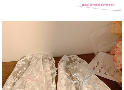 Lace Bow Headkerchief