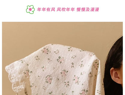 Lace Bandana Designs) / Scrunchie Trim (Various Floral