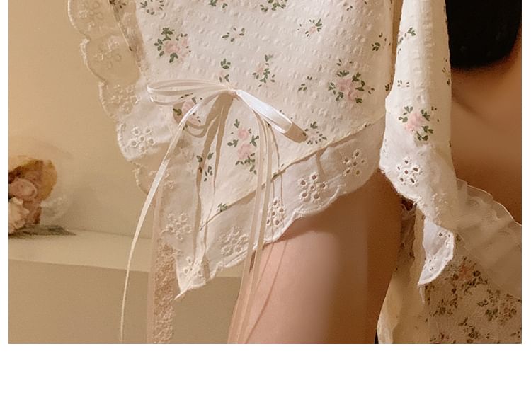 Lace Bandana Designs) / Scrunchie Trim (Various Floral