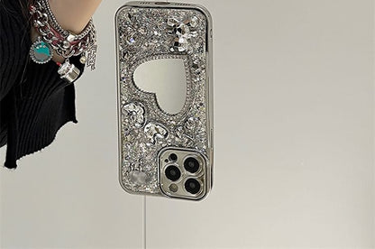 Strap Case Phone Set / Mirrored Heart