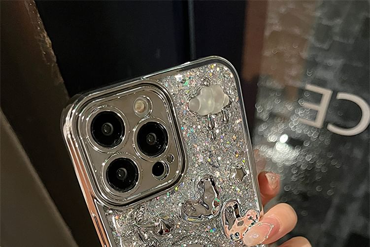 Strap Case Phone Set / Mirrored Heart