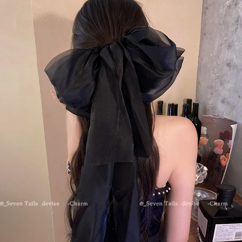 Clip Bow Fabric Hair