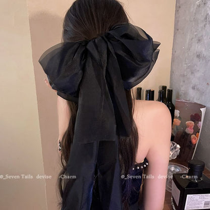 Clip Bow Fabric Hair