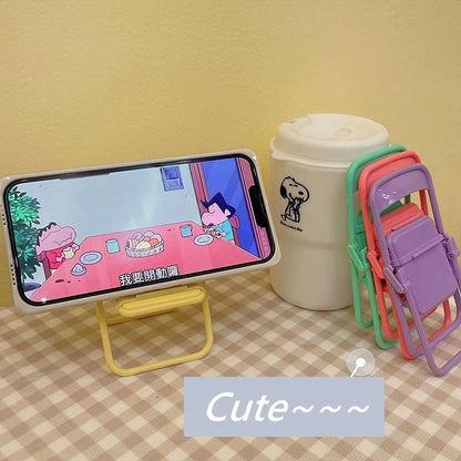 Plastic Stand Phone Desktop Chair