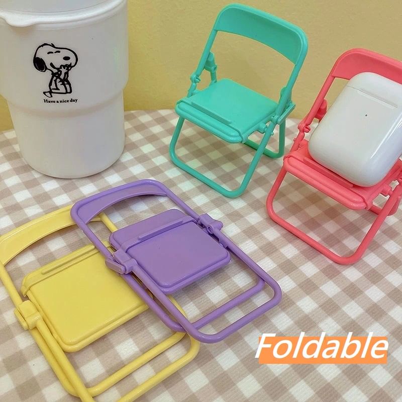 Plastic Stand Phone Desktop Chair