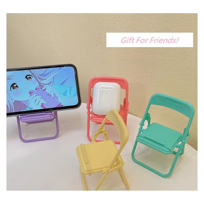 Plastic Stand Phone Desktop Chair