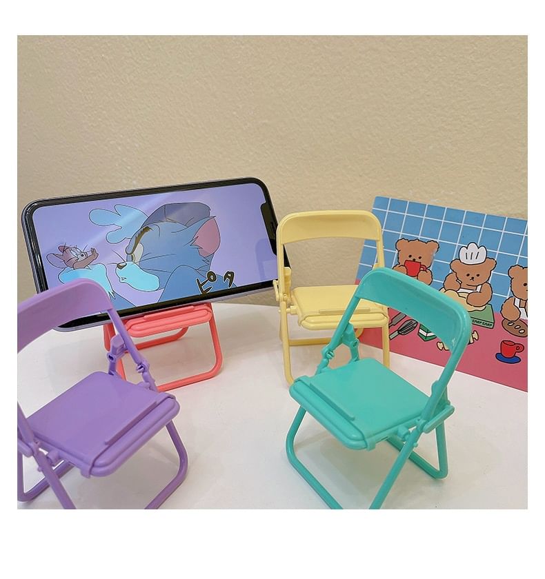 Plastic Stand Phone Desktop Chair