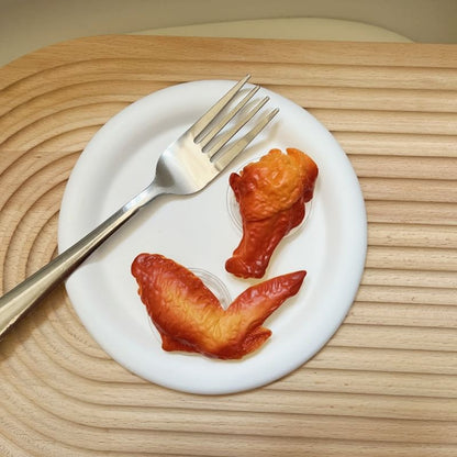 Stand Chicken Drumstick Phone Plastic (Various Desktop / Wing