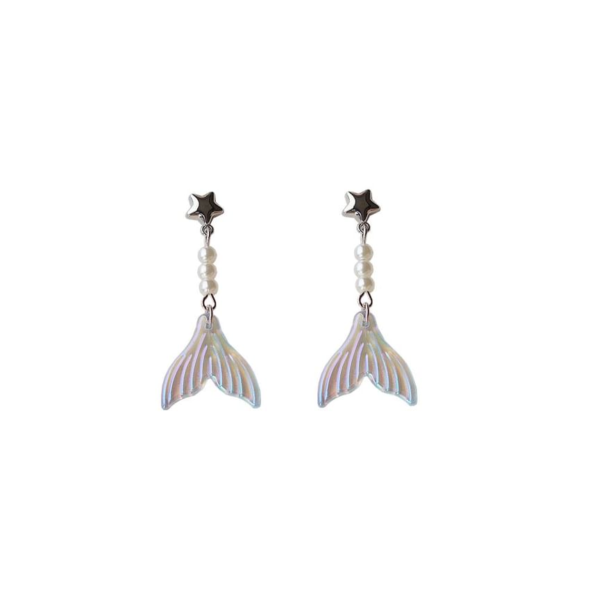 Alloy Designs) Earring (Various Dangle Tail Mermaid