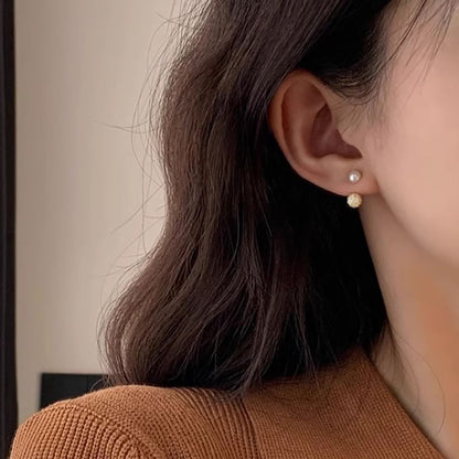 Pearl Faux Ear Rhinestone Jacket