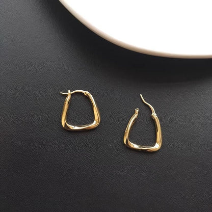 Earring Hoop Geometric