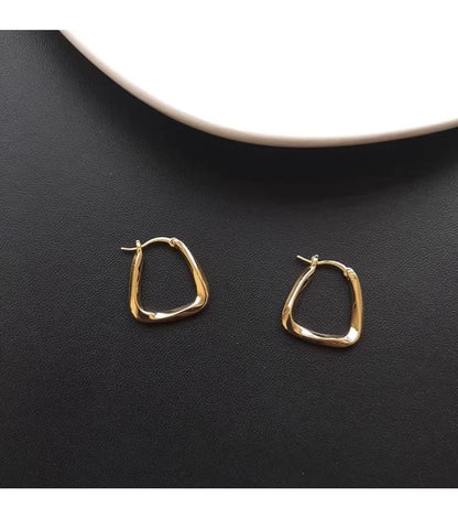 Earring Hoop Geometric