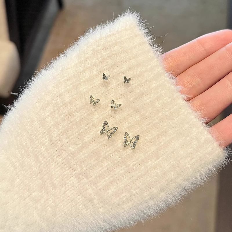 Butterfly Stud Earring