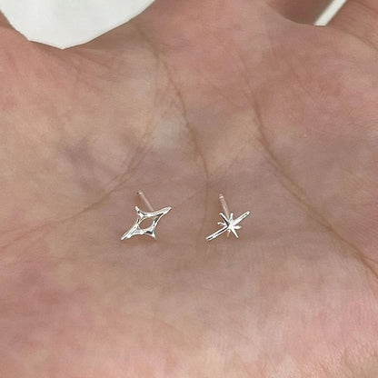 Asymmetrical Star Earring Stud