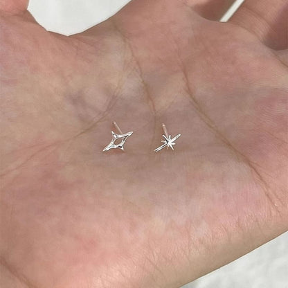 Asymmetrical Star Earring Stud