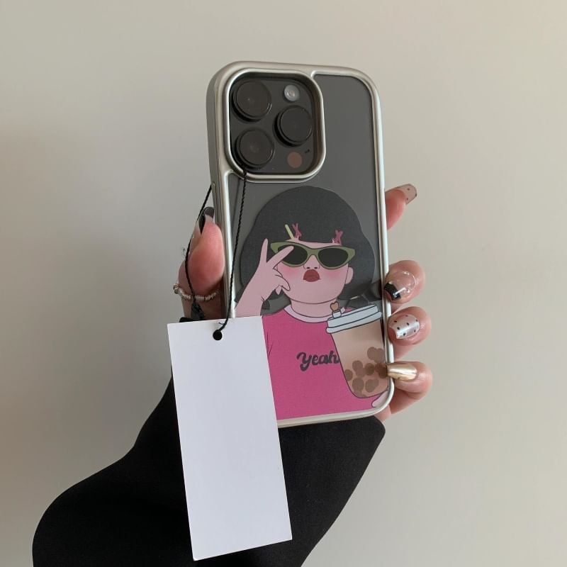 Case Cartoon Phone Girl