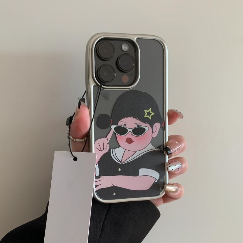 Case Cartoon Phone Girl