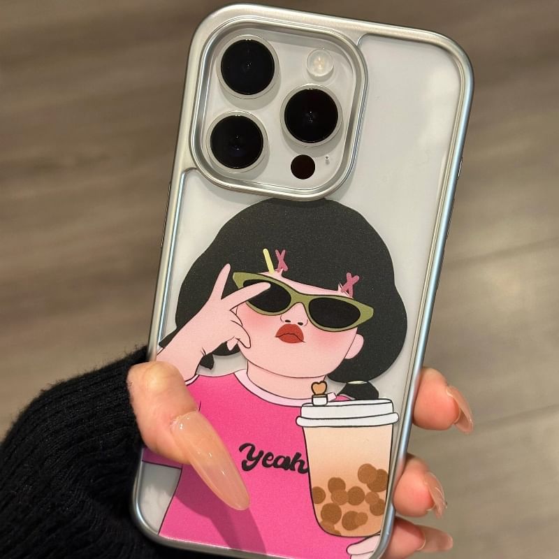 Case Cartoon Phone Girl