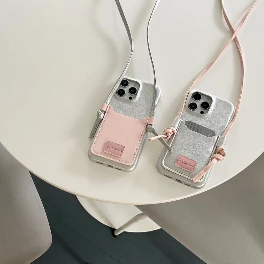 Case Phone Card Lanyard Holder