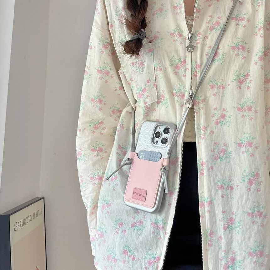 Case Phone Card Lanyard Holder